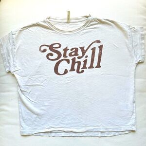 Rylee & Cru beige t-shirt 8/9 yo